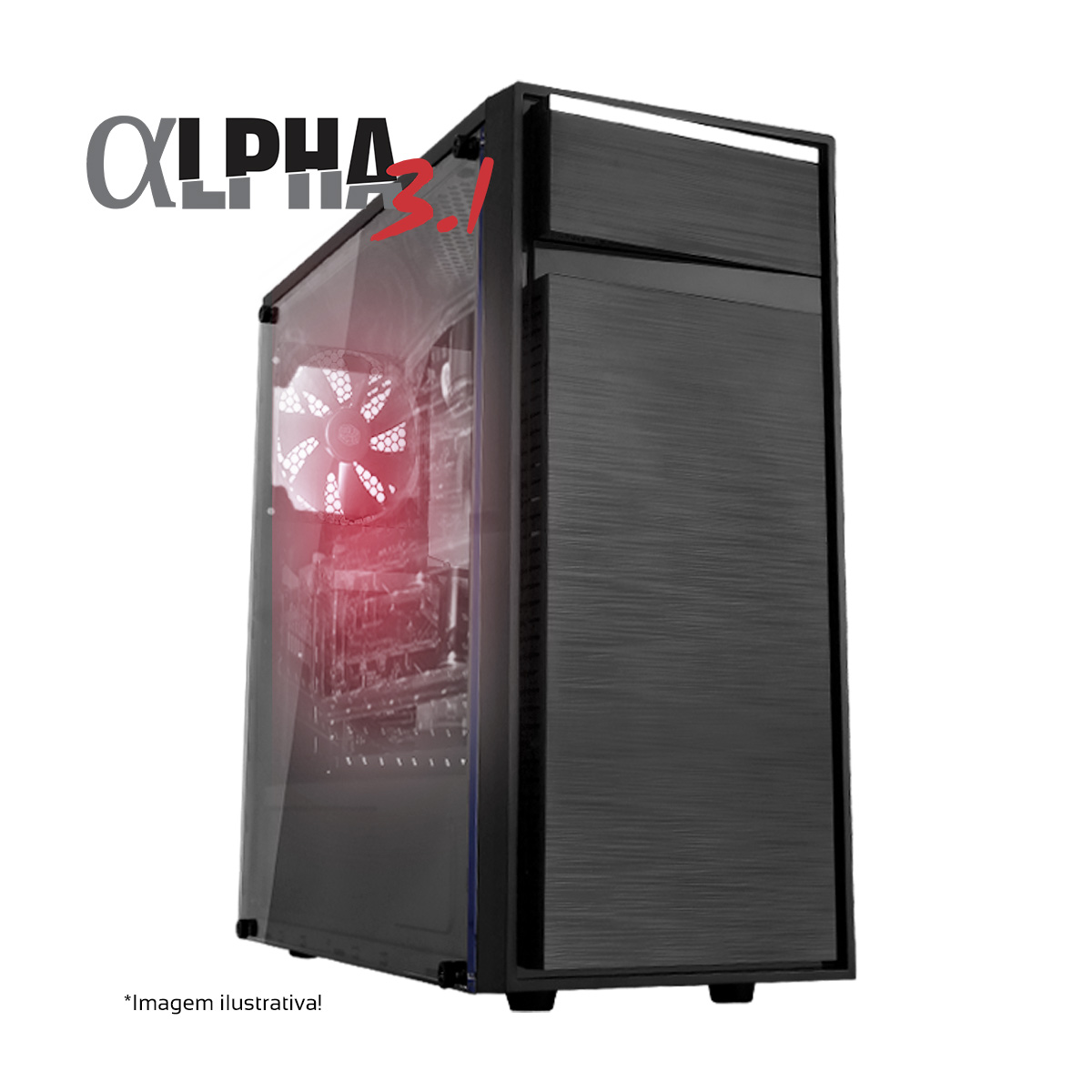 PC Gamer Bits Alpha 3.1 - Intel® i5 8400, 8GB, HD 500GB, Geforce GTX 1050 Ti 4GB