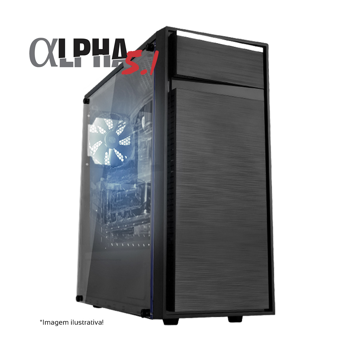 PC Gamer Bits Alpha 5.1 - Intel® i5 9400F, 8GB, HD 500GB, Geforce GTX 1660 6GB