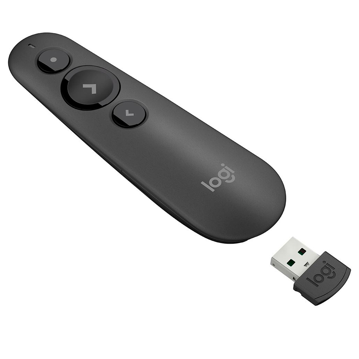 Apresentador de Slides Logitech R500 - Controle sem Fio com Laser - Receptor USB e Bluetooth - Alcance até 20m - 910-005333