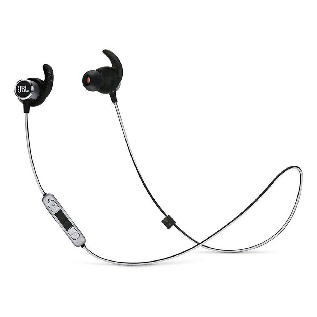 Fone de Ouvido Esportivo Bluetooth Intra-Auricular JBL Reflect Mini 2 - com Microfone - Resistente a Suor - Preto - JBLREFMINIBT2BLK
