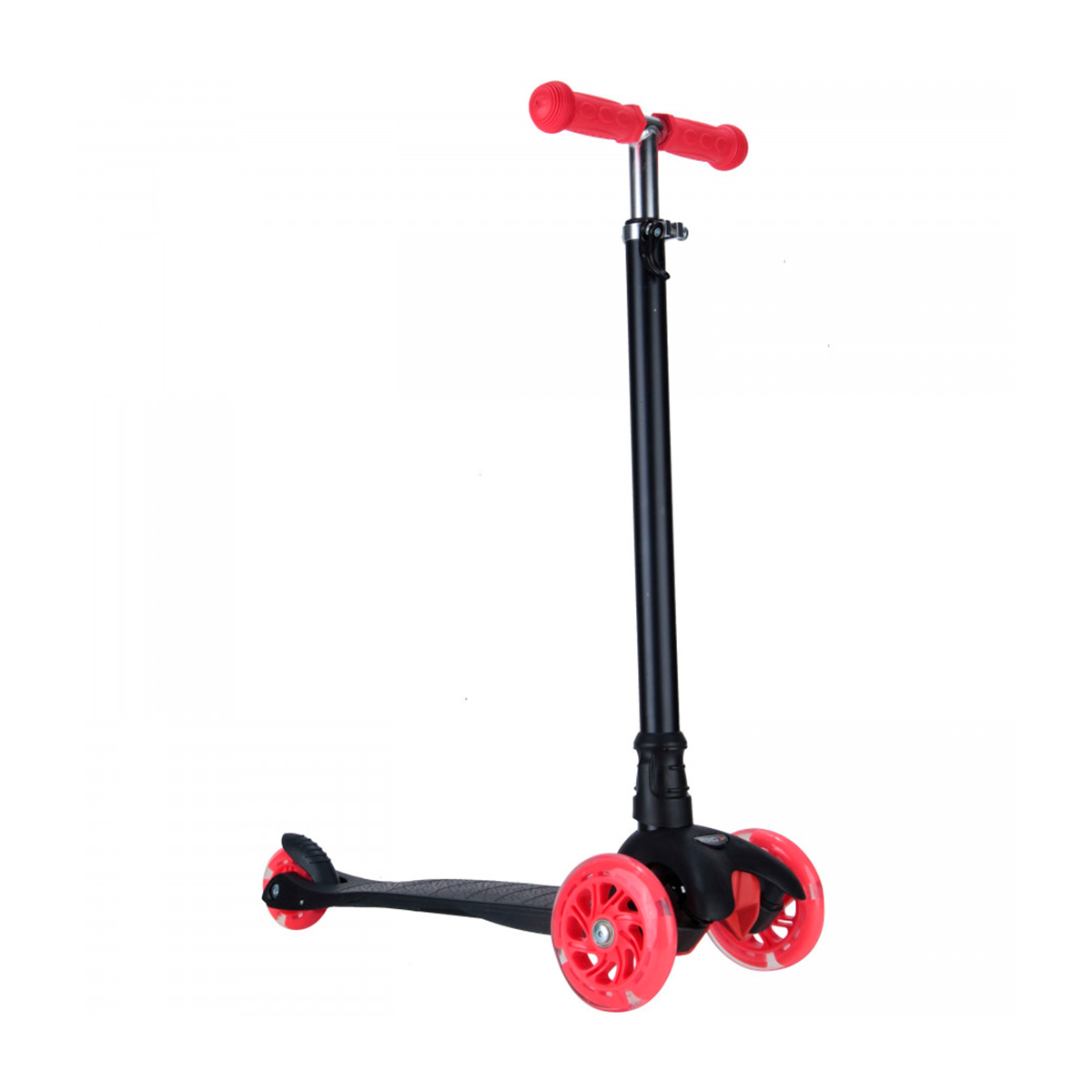 Patinete Infantil Multilaser Atrio ES112 - Dobrável - 3 Rodas com LED - Guidão ajustável - Suporta até 40Kg - Preto e Vermelho