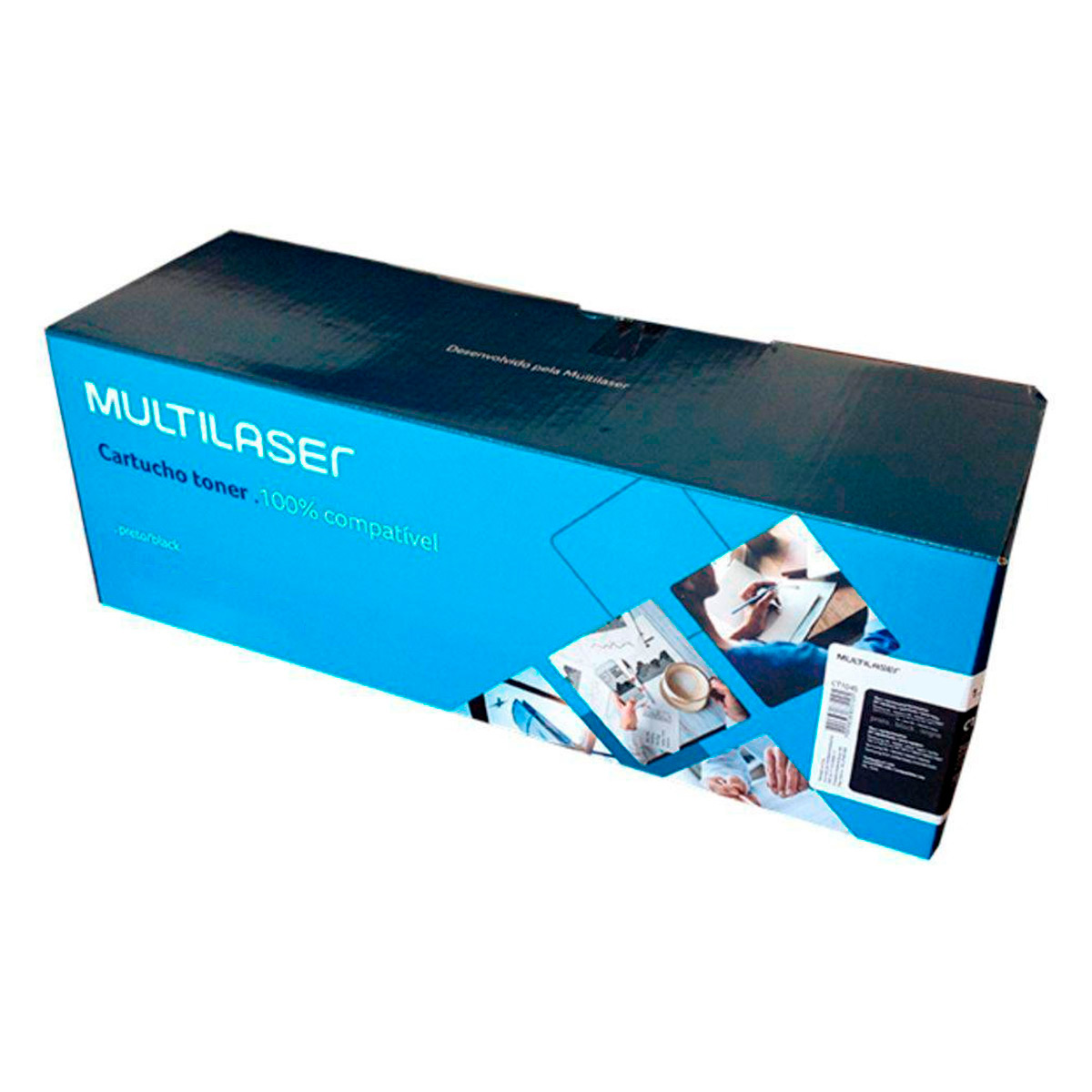 Toner compatível Samsung MLT-D101S Preto - Multilaser CT009 - para ML-2160/2161/2162/2164/2165/2165W/2167/2168/2168W/SCX-3400/3405/3405-F/3405FW/3407/SF-760P