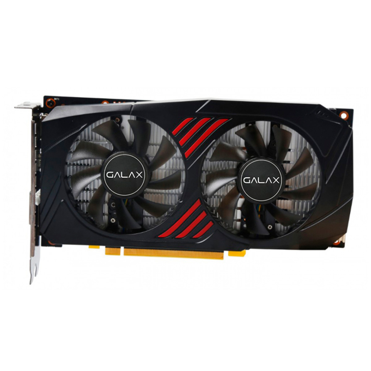 Placa de Vídeo GeForce GTX 1060 6GB GDDR5X 192bits - OC Dual RedBlack - Galax 60NRJ7DSX1PO