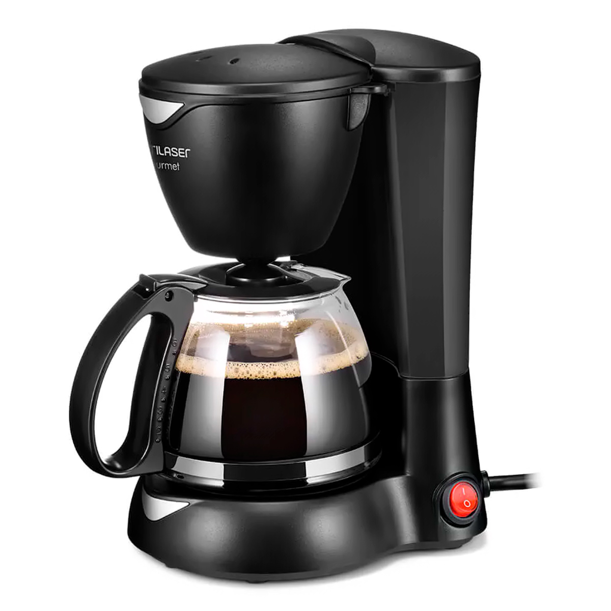 Cafeteira Elétrica Gourmet - 127V - 200W - Prepara até 15 xícaras - Possui Filtro Permanente Lavável - Preta - Multilaser BE01