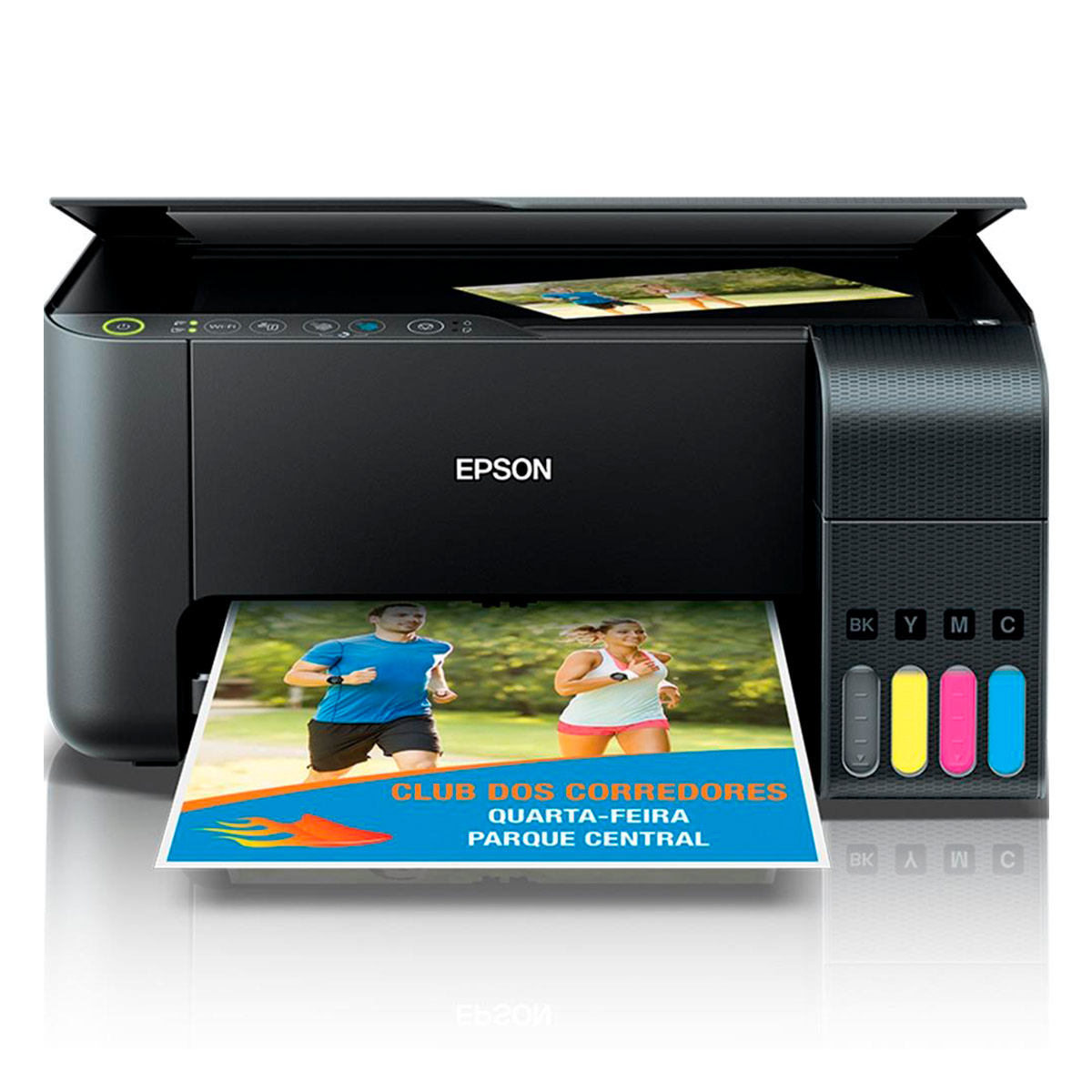 Multifuncional Epson EcoTank L3150 - Tanque de Tinta - USB, Wi-Fi, Wi-Fi Direct® - Impressora, Copiadora e Scanner - C11CG86302