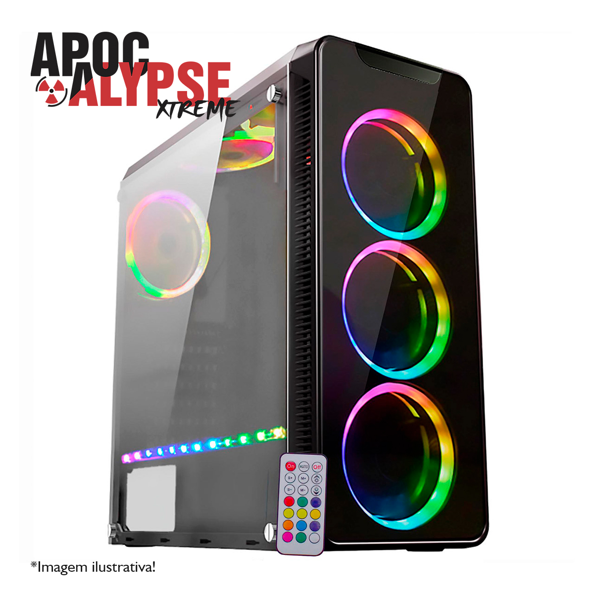 PC Gamer Bits Apocalypse Xtreme - Intel® i7 8700, 32GB, HD 4TB, SSD 480GB, Geforce RTX 2080 Ti 11GB