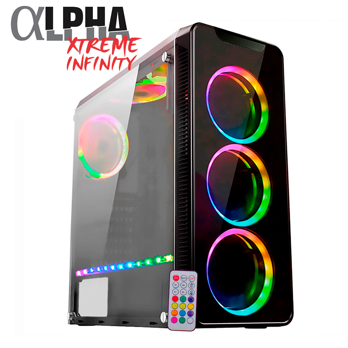 PC Gamer Bits Alpha Xtreme Infinity - Intel® Core i5 9400F, 16GB, HD 1TB, Geforce RTX 2070 8GB