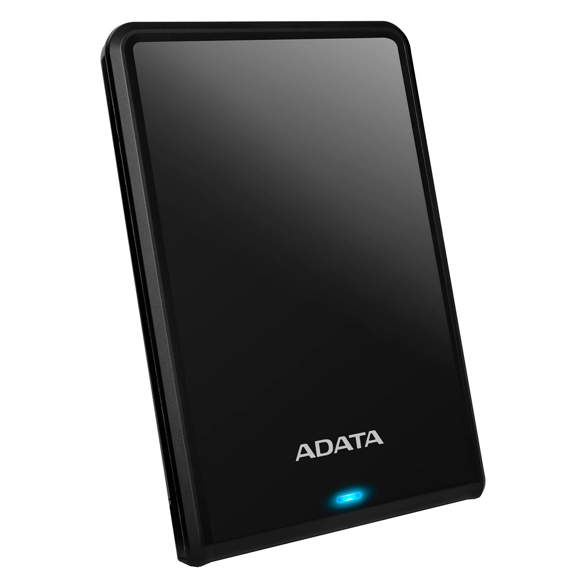 HD Externo 1TB Portátil Adata HV620S - Design Slim - USB 3.1 - Preto - AHV620S-1TU31-CBK