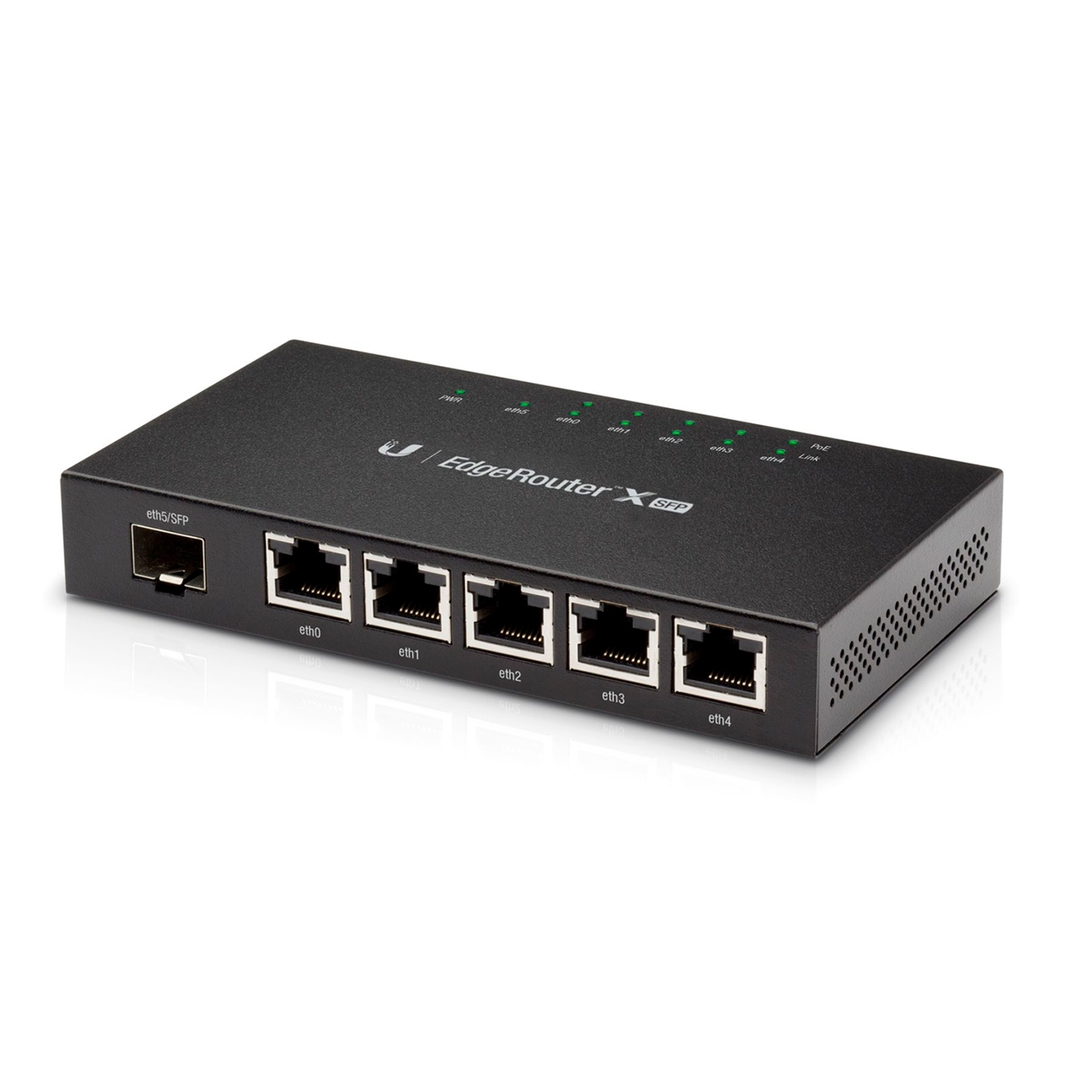 Roteador Ubiquiti Edge Router X - PoE - 5 Portas Gigabit + 1 Porta SFP - ER-X-SFP