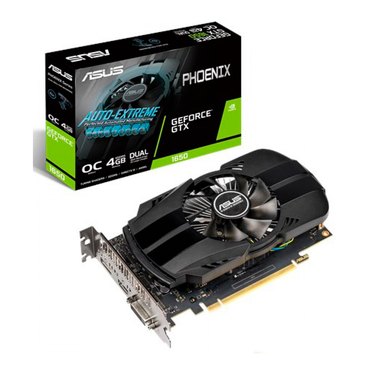 Placa de Vídeo GeForce GTX 1650 4GB GDDR5 128bits - Phoenix - Asus PH-GTX1650-O4G