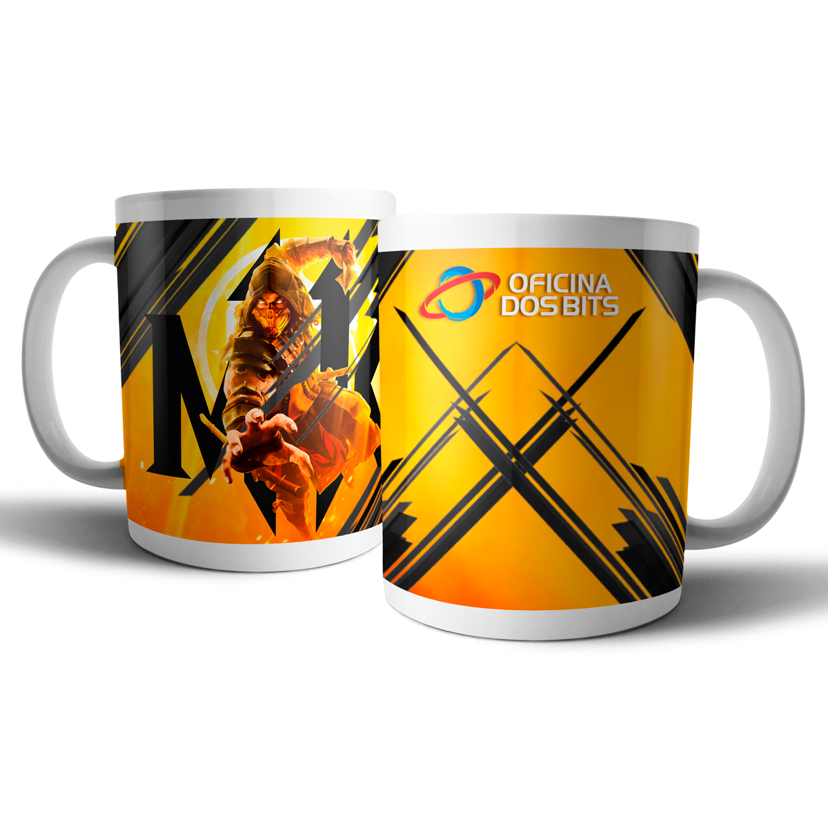 Caneca de porcelana - Mortal Kombat - Oficina dos Bits