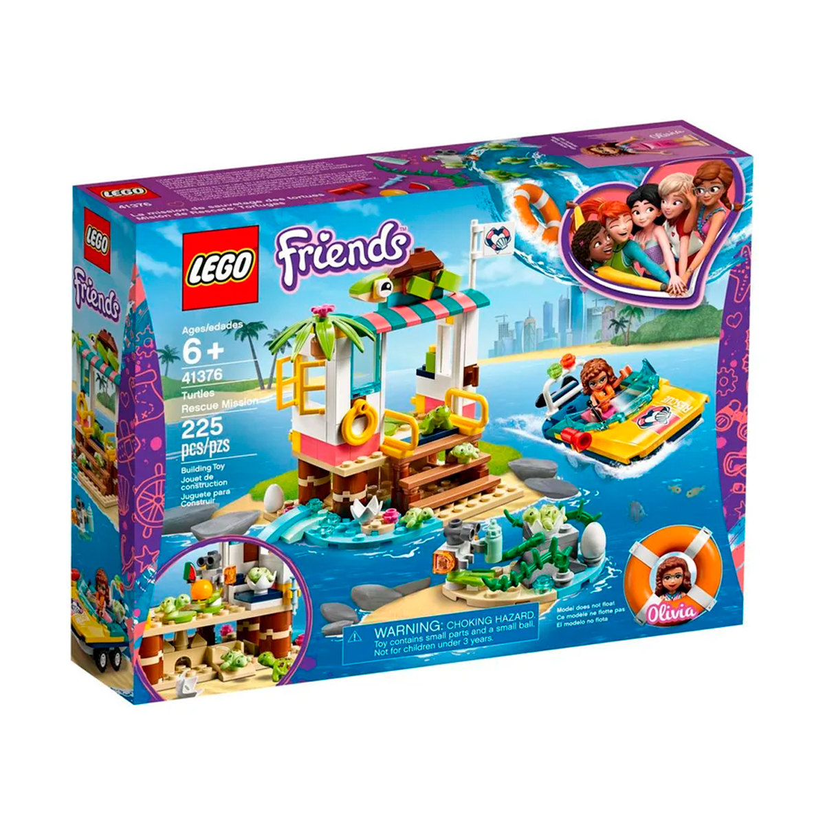 LEGO Friends - Missão de Resgate de Tartarugas - 41376