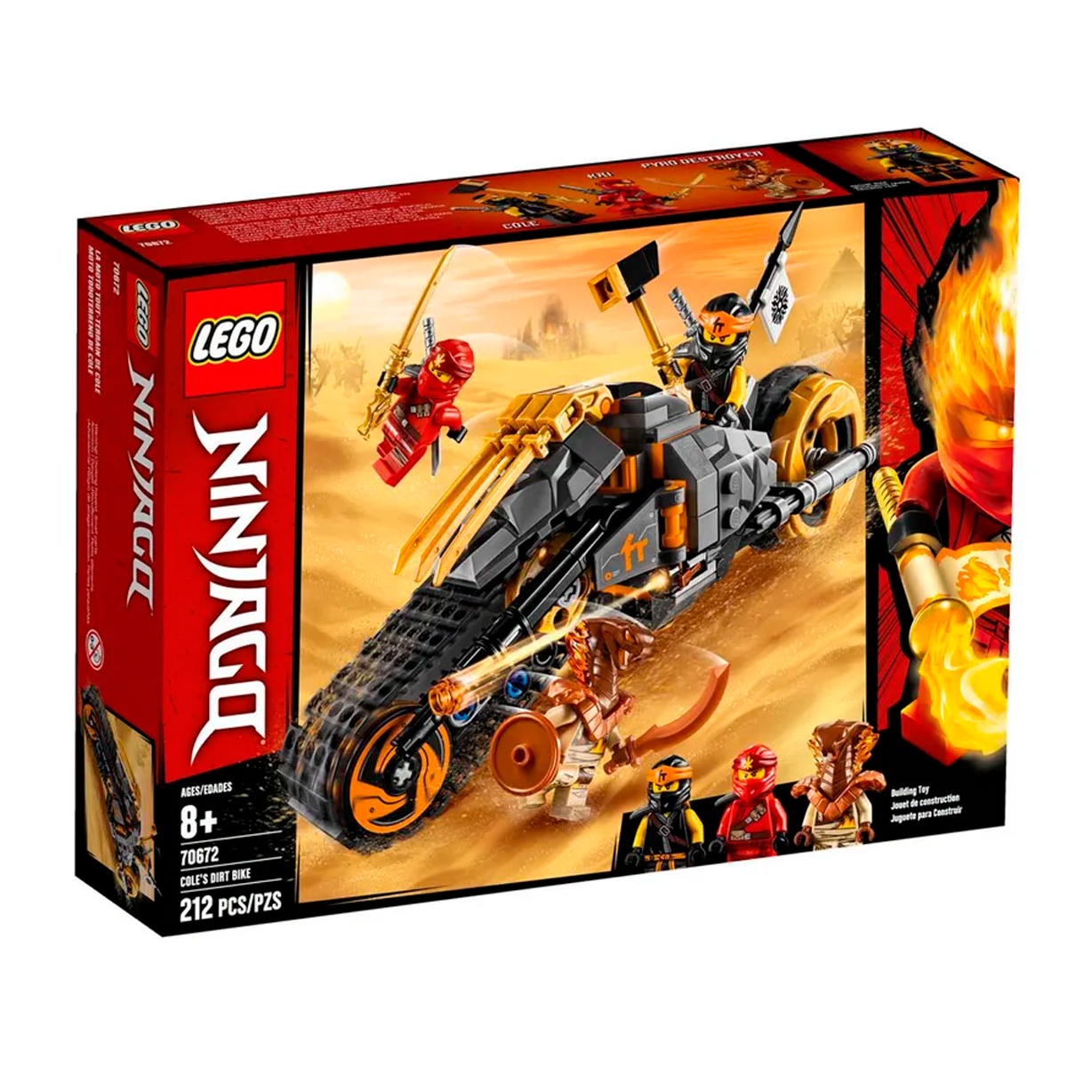 LEGO Ninjago - A Moto do Cole - 70672