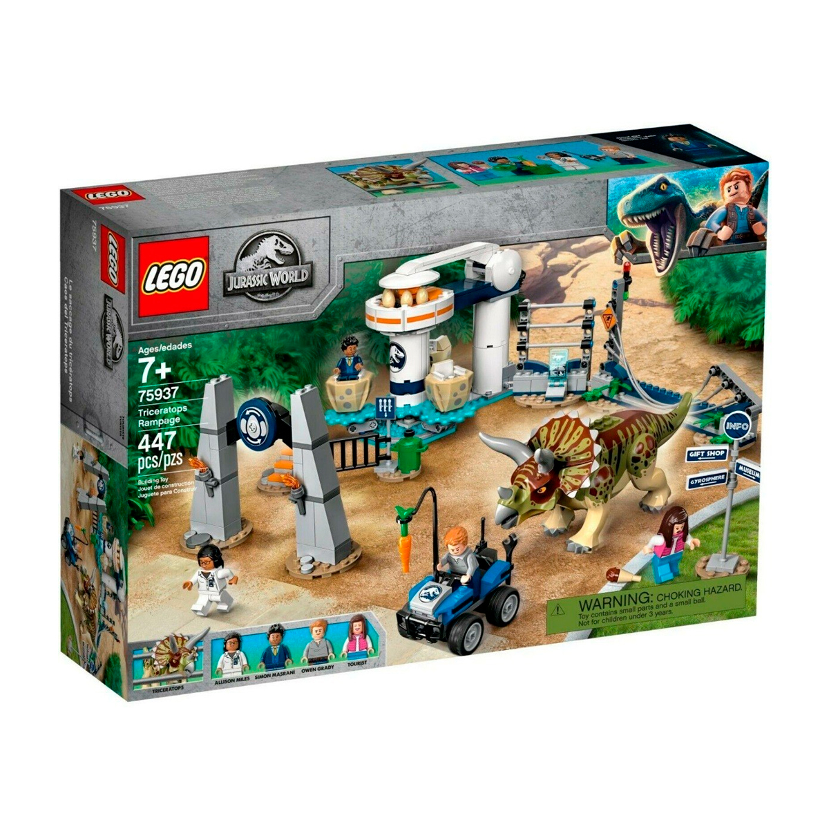 LEGO Jurassic World - Fúria do Triceratops - 75937
