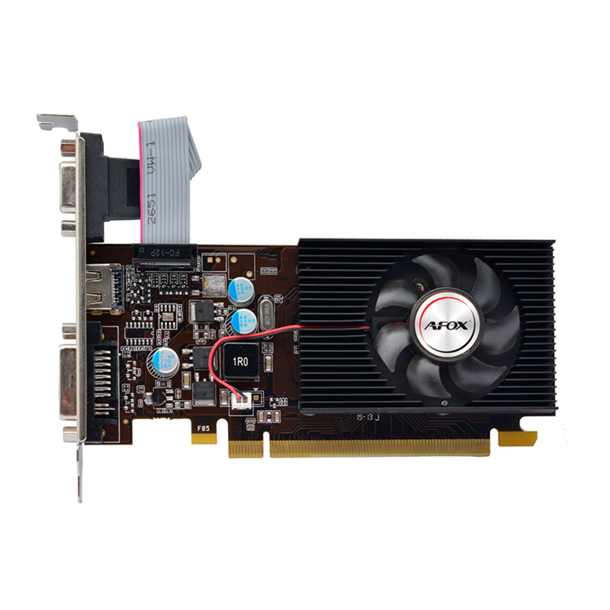 Placa de Vídeo GeForce GT 210 1GB GDDR3 64bits - Low Profile - AFOX AF210-1024D3L5-V2