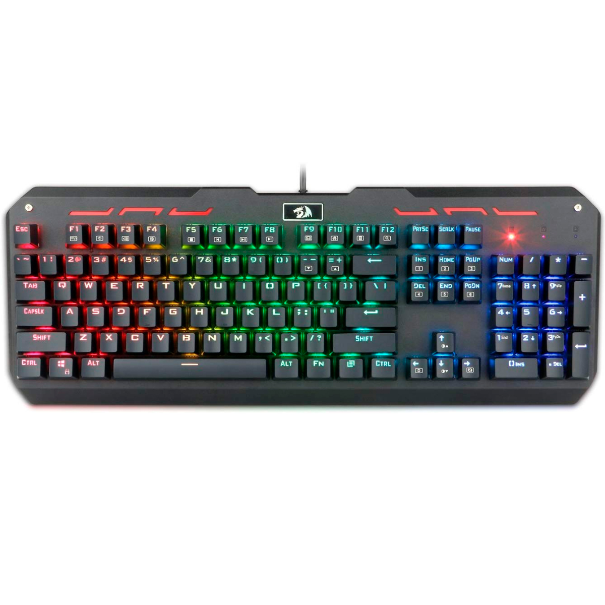 Teclado Mecânico Redragon VARUNA - LED RGB - Switch Outemu Red - K559-RGB - ABNT2