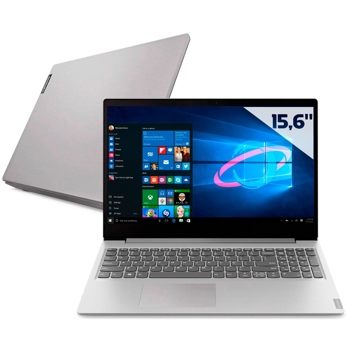 Notebook Lenovo Ideapad S145 - Intel Celeron N4020 - RAM 4GB, HD 500GB, Tela 15.6