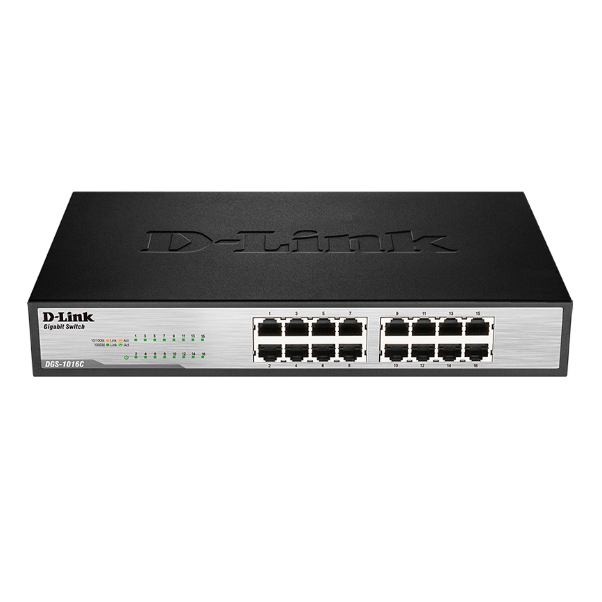 Switch 16 portas D-Link DGS-1016C - Gigabit