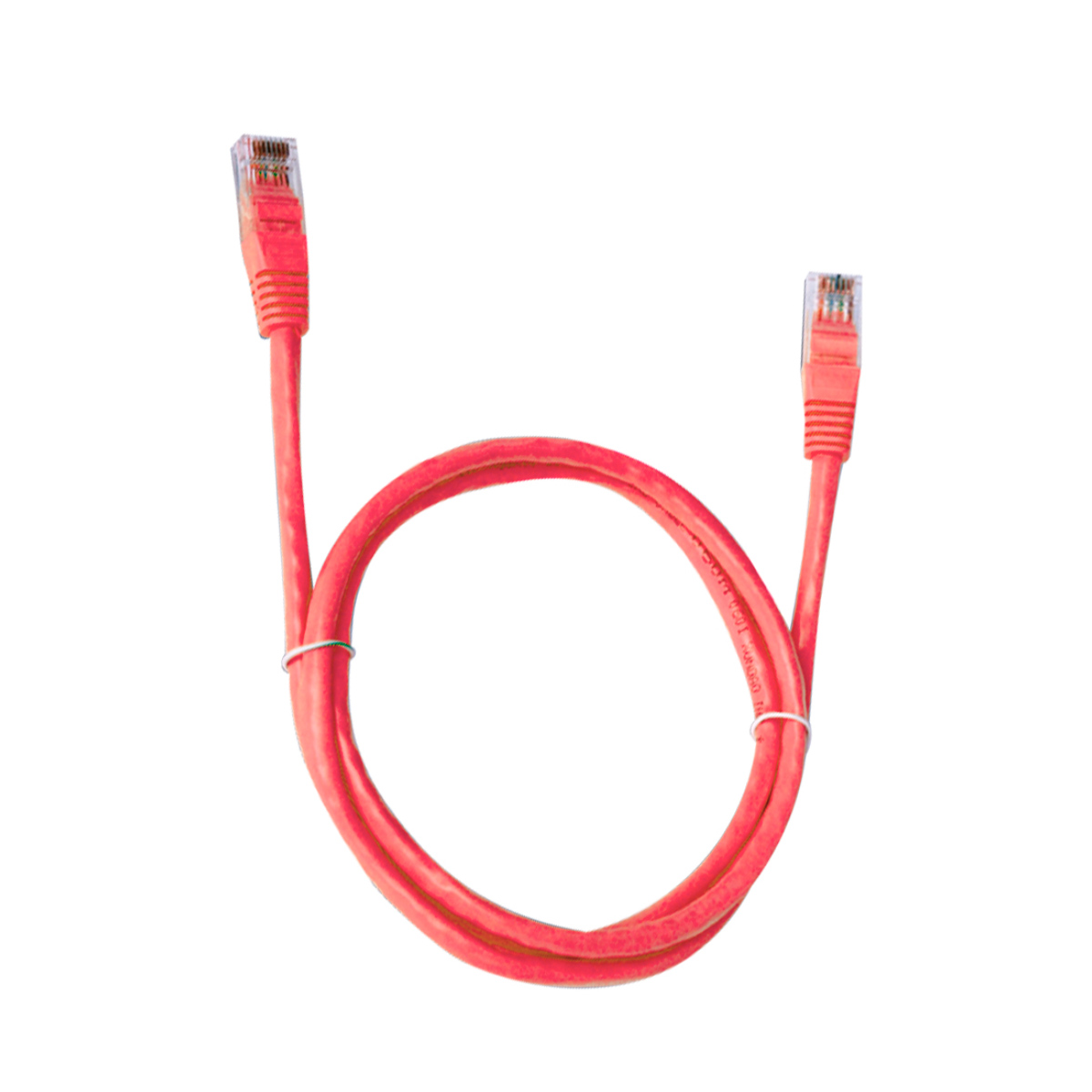 Cabo de Rede UTP (Patch Cord) RJ45 Cat 6 - 10 metros - Vermelho - Plus Cable PC-ETH6U100RD