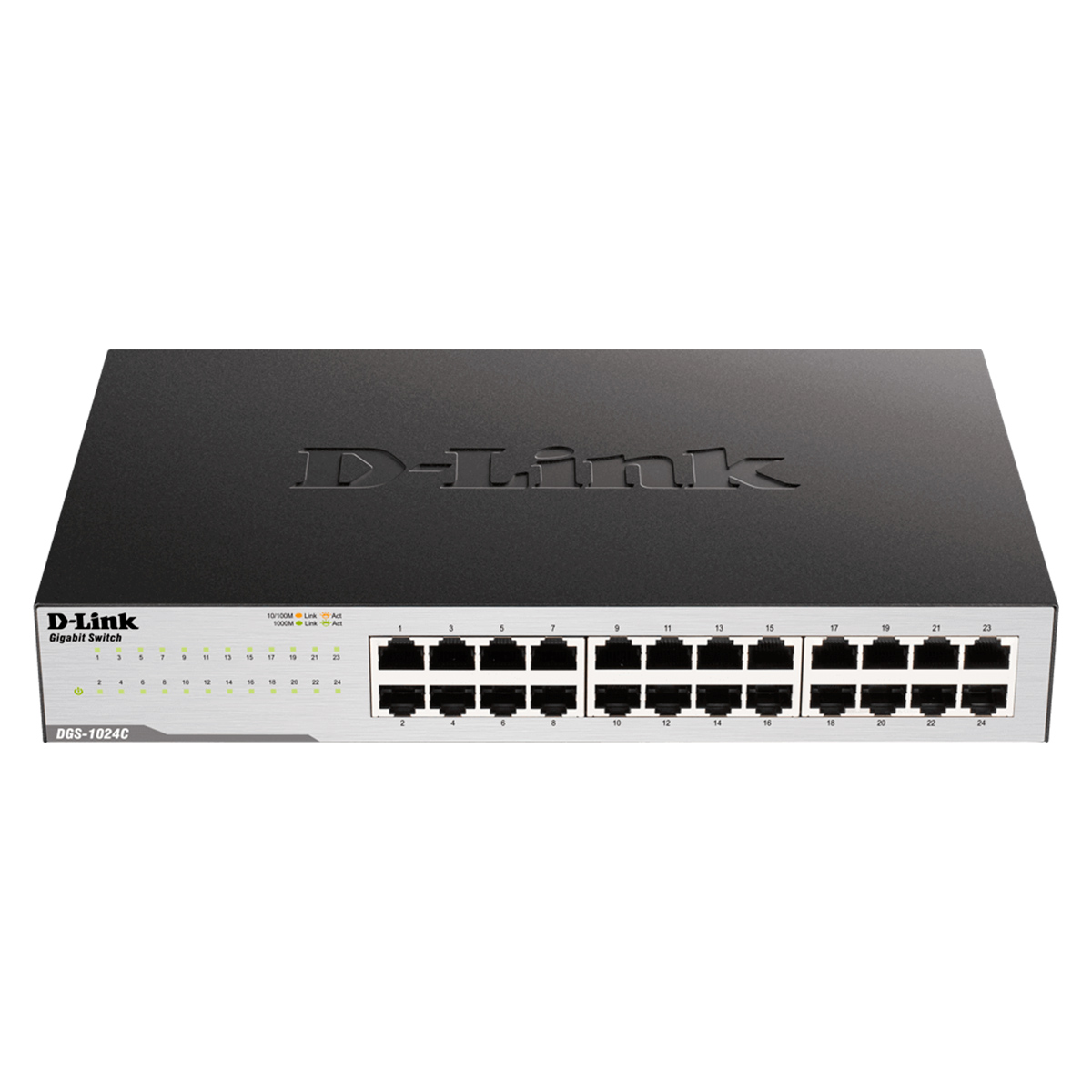 Switch 24 portas D-Link DGS-1024C - Gigabit