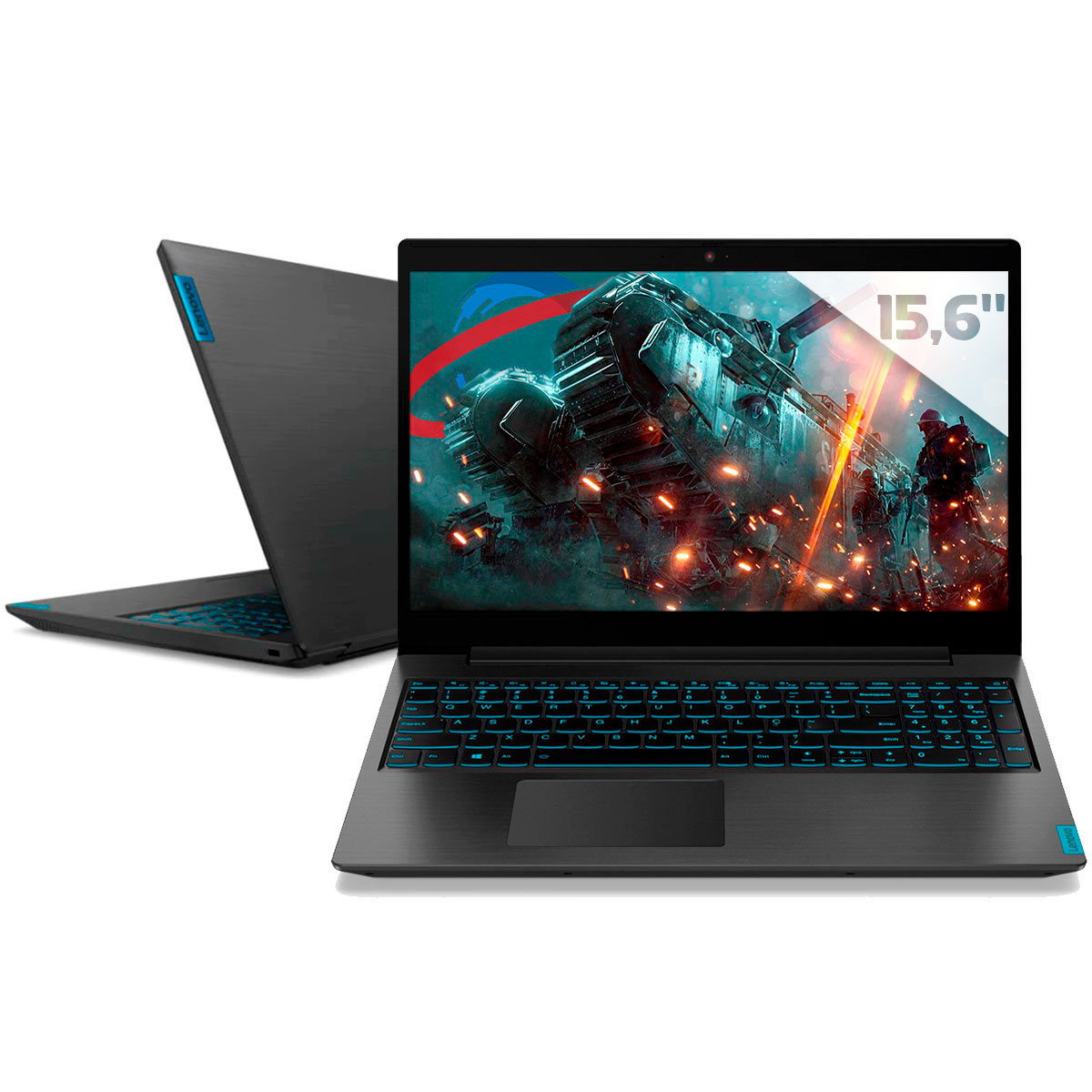 Notebook Lenovo Gamer Ideapad L340 - Intel i5 9300H, 8GB, SSD 240GB, GeForce GTX 1050, Tela 15.6