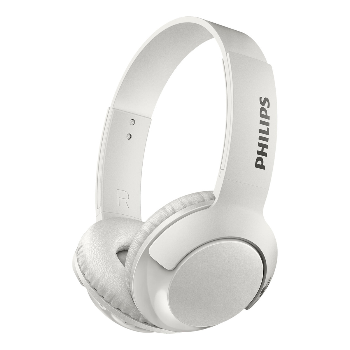 Fone de Ouvido Bluetooth Philips Bass+ SHB3075WT/00 - com Microfone Embutido - Branco