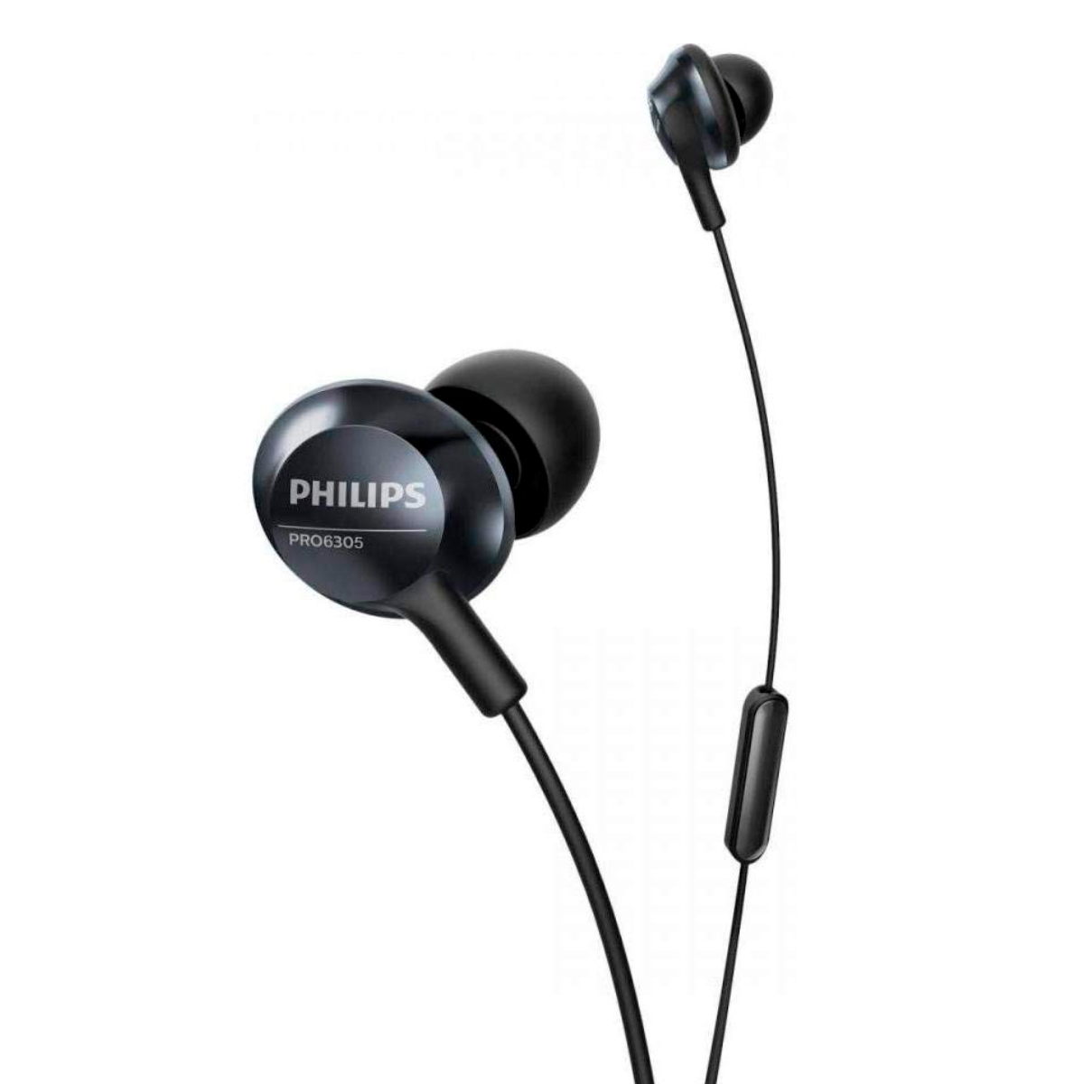 Fone de Ouvido Intra-Auricular Philips Hi-Res Audio Performance PRO6305BK/00 - com Microfone - Conector P2 - Preto