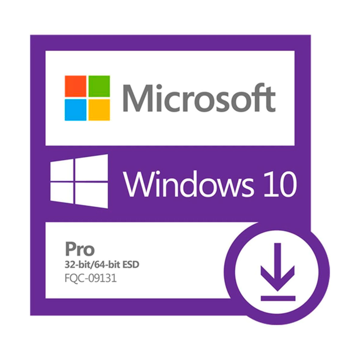 Windows 10 Professional - Versão Download ESD - FQC-09131
