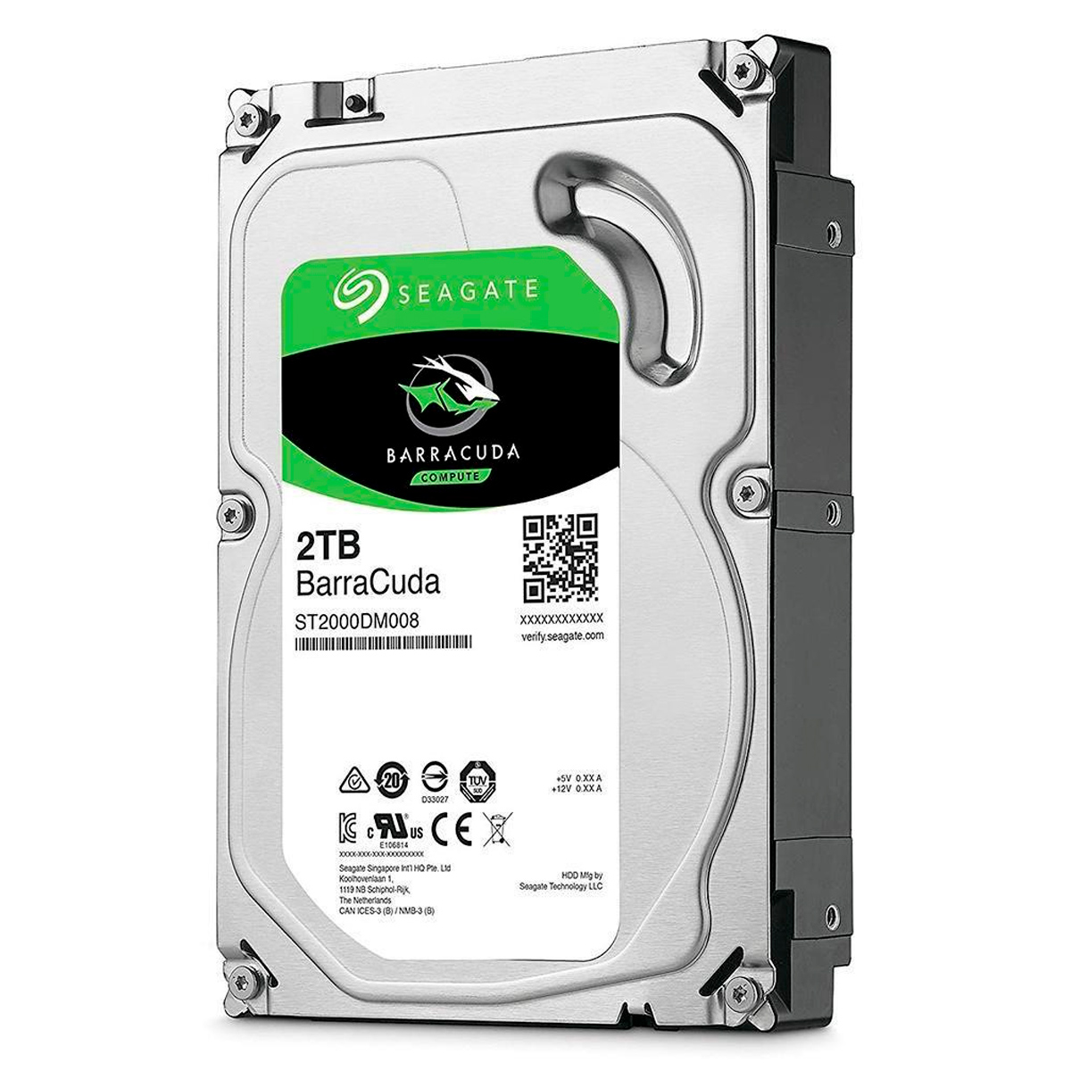 HD 2TB SATA - 7200RPM - 256MB Cache - Seagate BarraCuda ST2000DM008 [i]