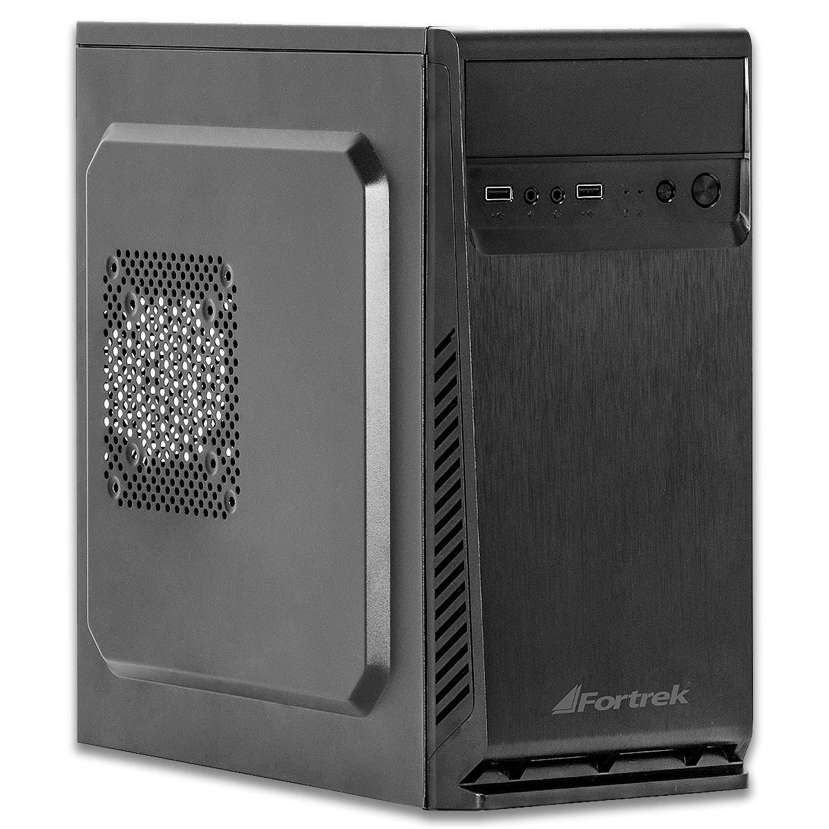 Gabinete Fortrek SC501BK - USB e Áudio Frontal - Preto - *Liquidação peça com pequenas avarias