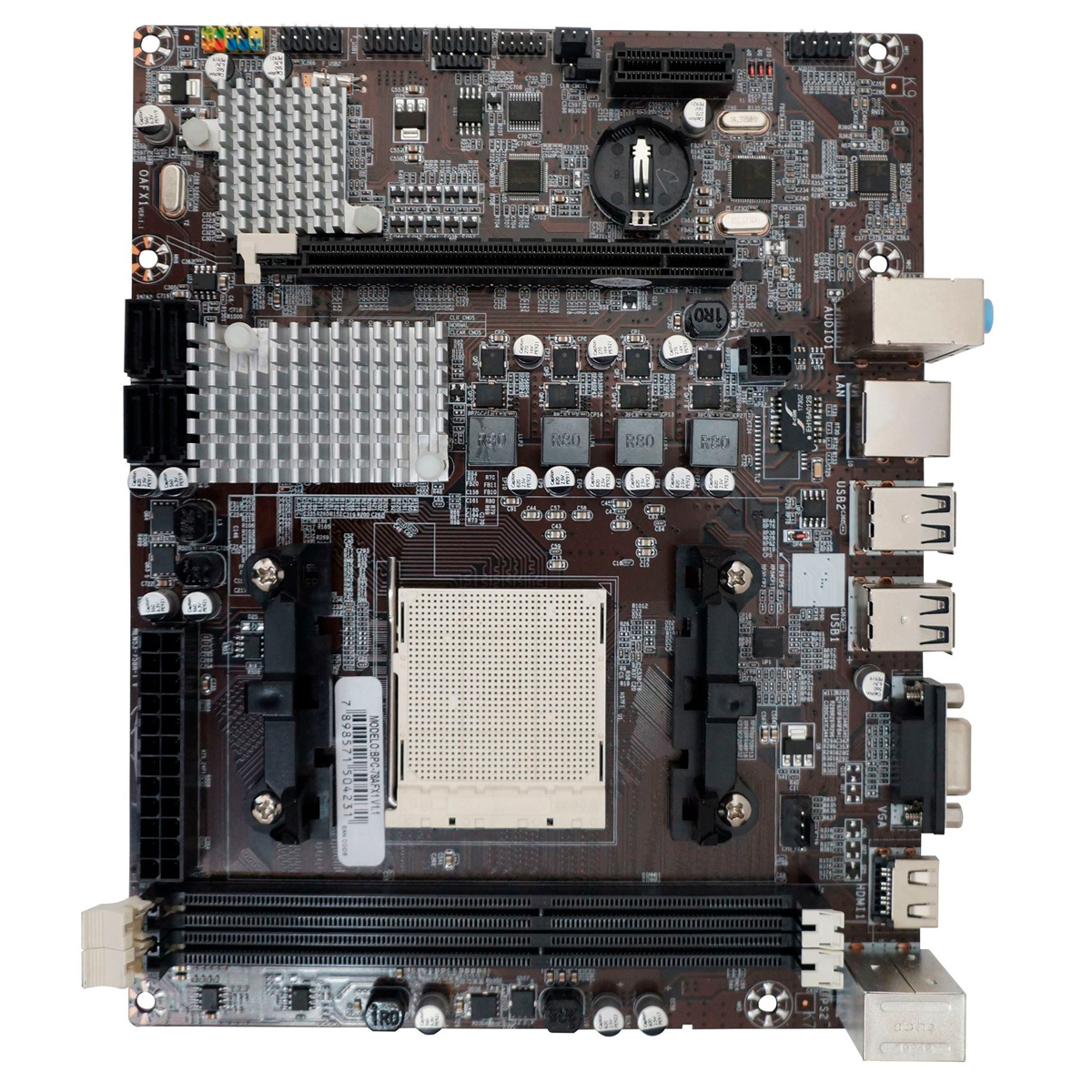 Placa Mãe BPC-78OAFX1 (AM3+ - DDR3) Chipset AMD 78L - Micro ATX