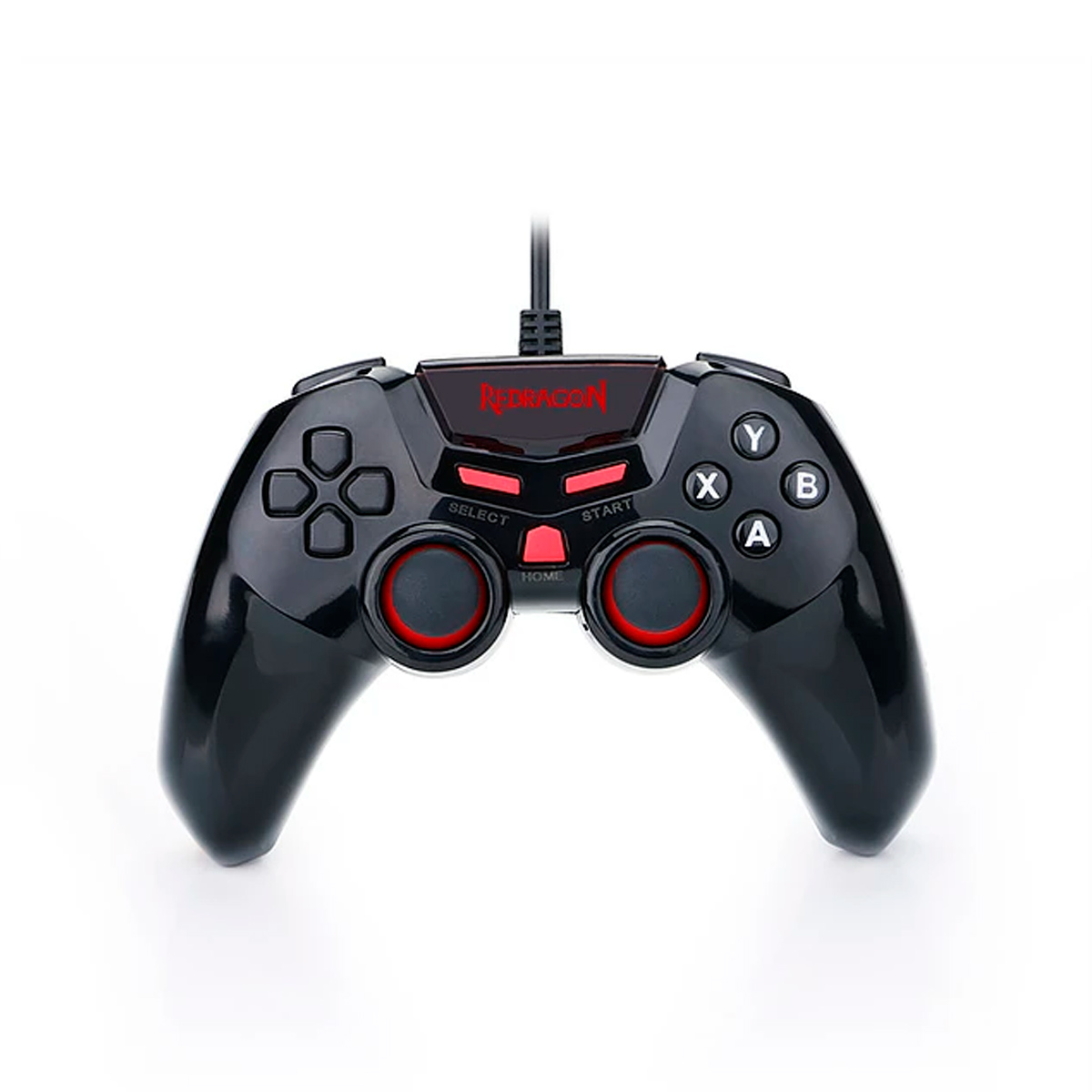 Controle Gamepad Redragon Seymour 2 G806 para PC e PS3 - com Vibração e D-input - USB