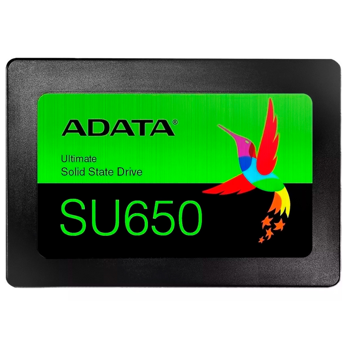 SSD 480GB Adata SU650 - SATA - Leitura 520MB/s - Gravação 450MB/s - SLC 3D NAND - ASU650SS-480GT-R