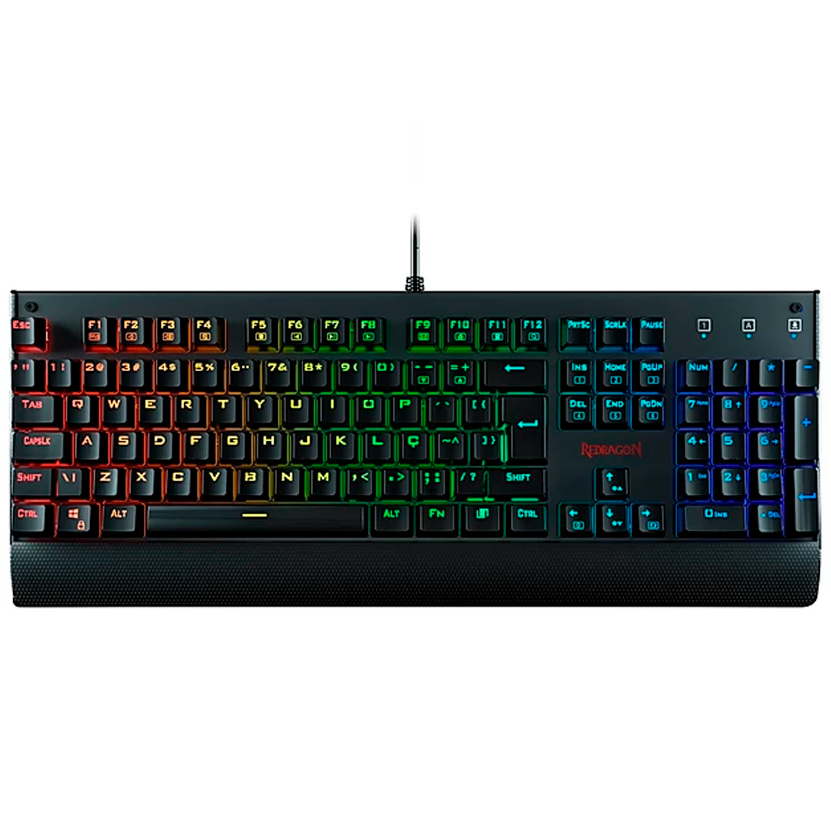 Teclado Mecânico Redragon KALA - LED RGB - Switch Outemu Brown - K557RGB - ABNT2