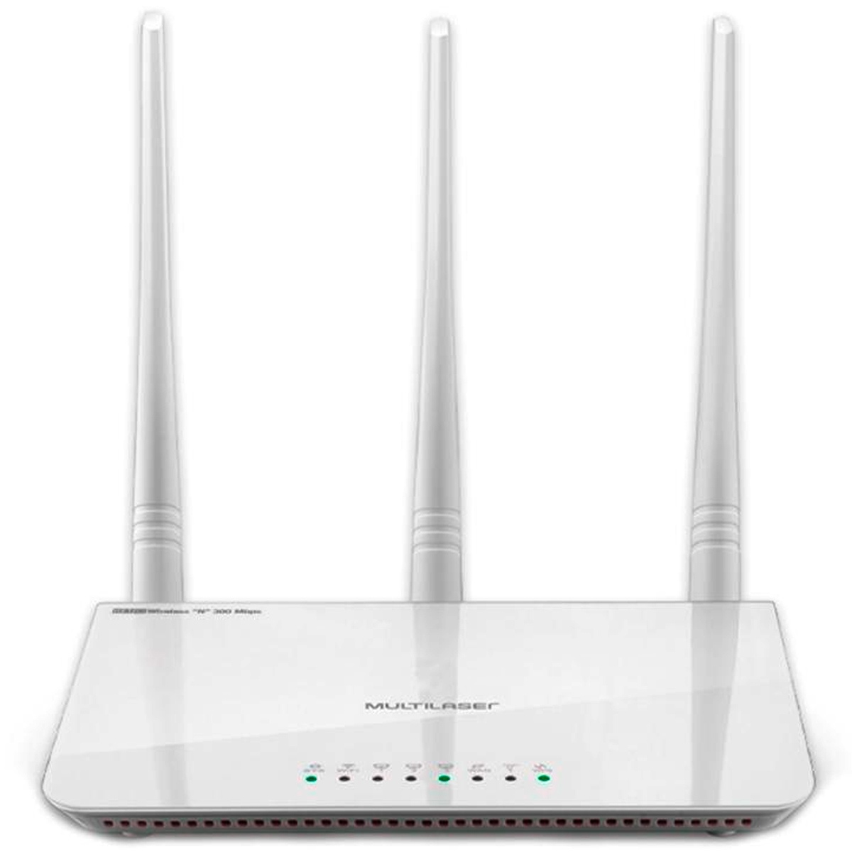 Roteador Wi-Fi Multilaser RE163V - 300Mbps - 2.4 GHz - 3 antenas 5dBi