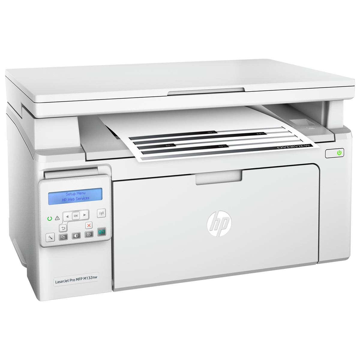 Multifuncional Laser HP LaserJet Pro MFP M132NW - 110V - USB, Rede, Wi-Fi, Wi-Fi Direct® - Impressora, Copiadora e Scanner - G3Q62A