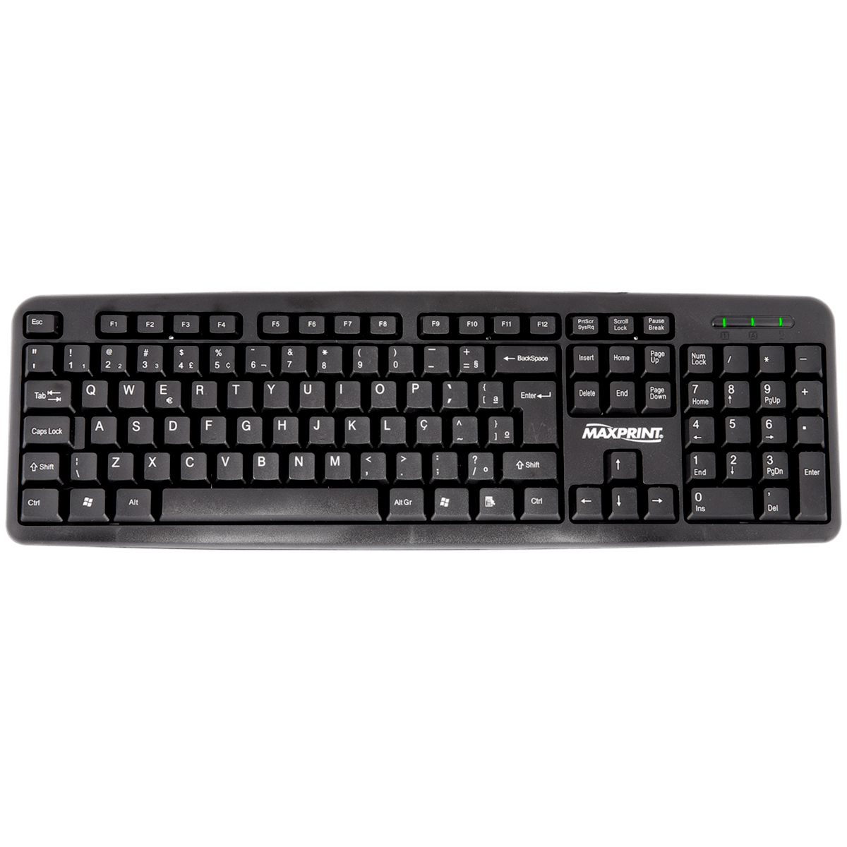 Teclado USB Maxprint Desktop - ABNT2 - Preto - 608145