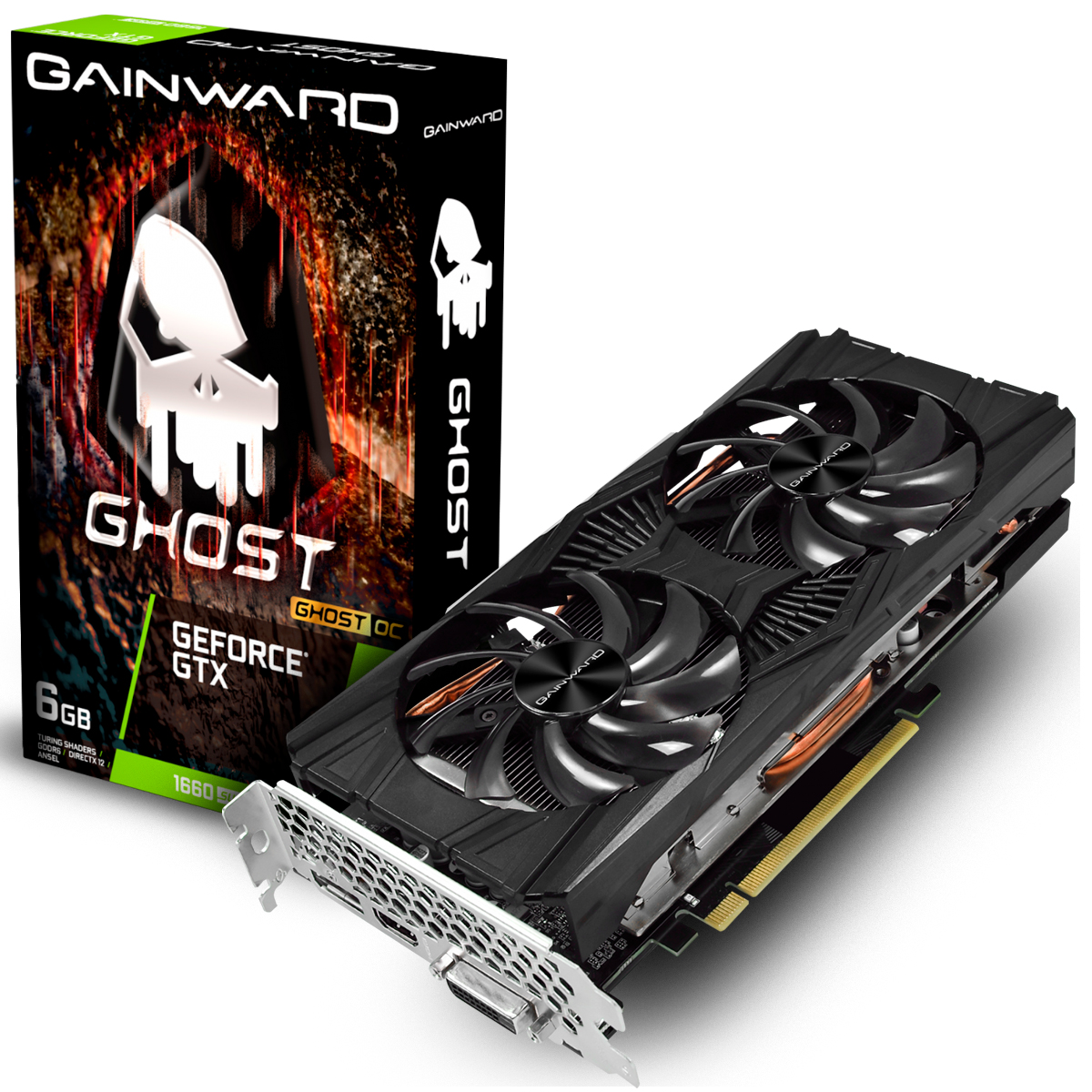 GeForce GTX 1660 Super 6GB GDDR6 192bits - Ghost OC - Gainward NE6166S018J9-1160X