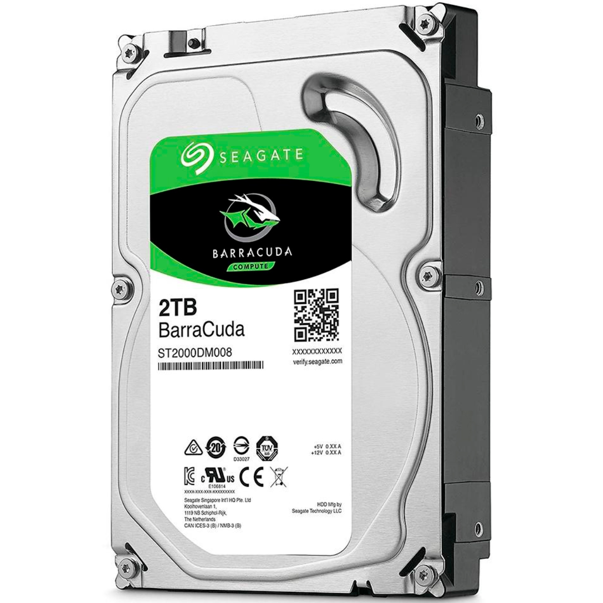 HD 2TB SATA - 7200RPM - 256MB Cache - Seagate BarraCuda ST2000DM008