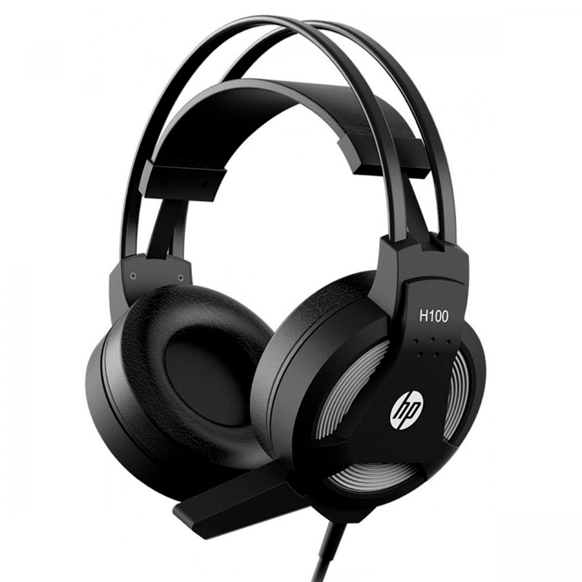 Headset Gamer HP H100 - Controle de Volume e Microfone - Conector P2 - 7QV34AA