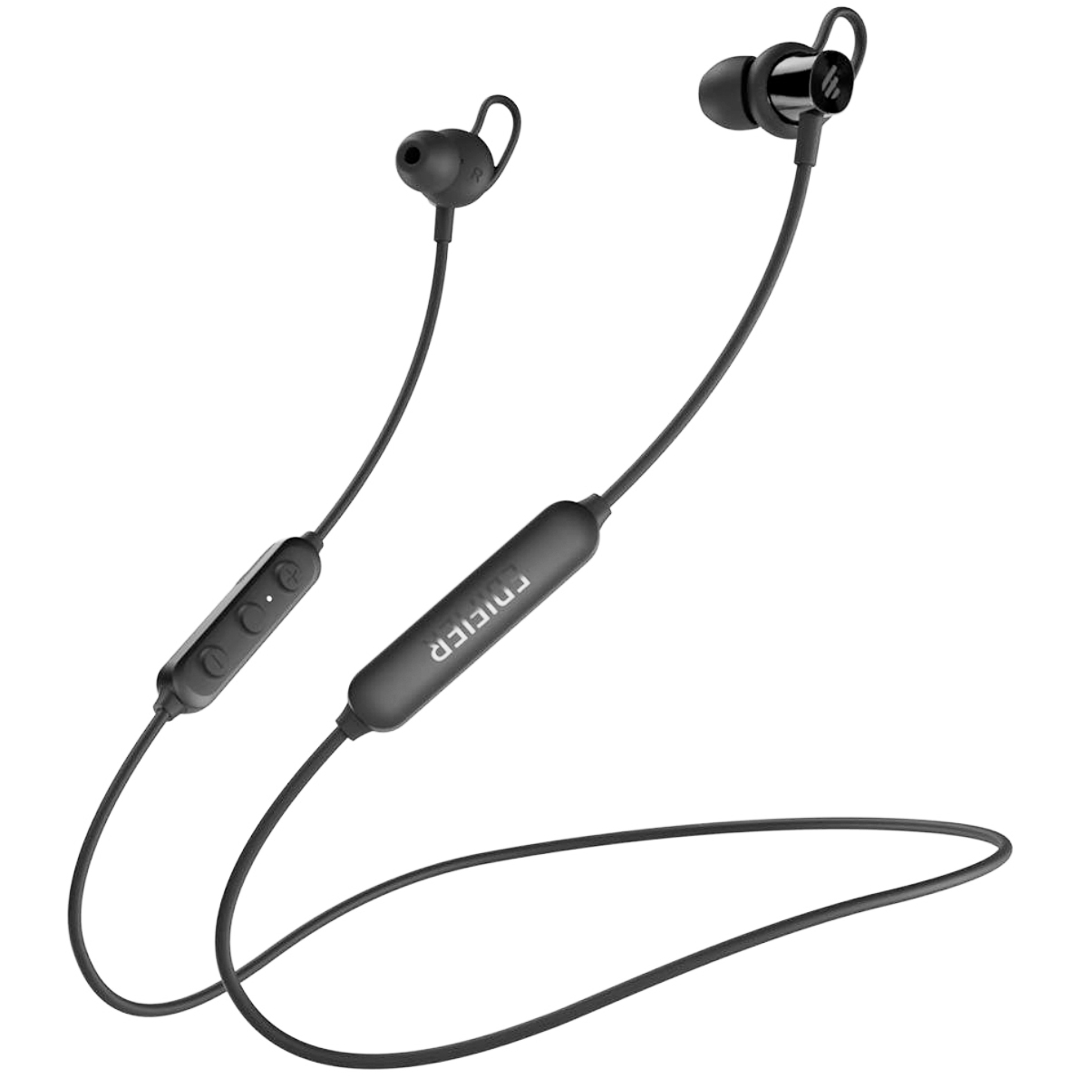 Fone de Ouvido Bluetooth Intra-Auricular Edifier - com Microfone - Resistente à água - Função Magnética - Preto - W200BTSE