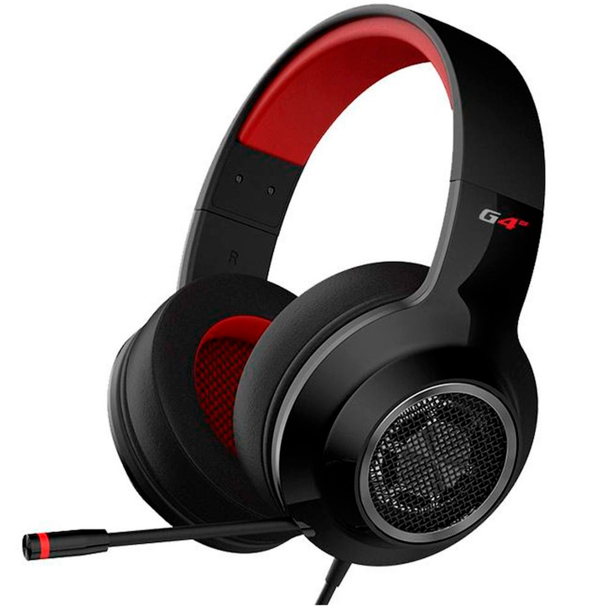 Headset Gamer Edifier G4 SE - com Controle de Volume e Microfone Retrátil - Conector P2 - Preto - G4SE-BK