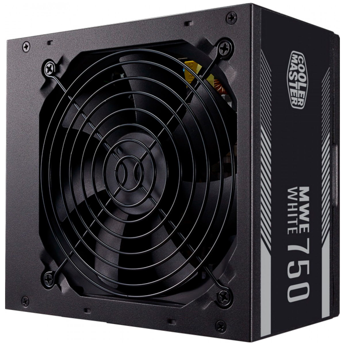 Fonte 750W Cooler Master MWE - PFC Ativo - Eficiência 80% - 80 PLUS® White - MPE-7501-ACAAW-BR