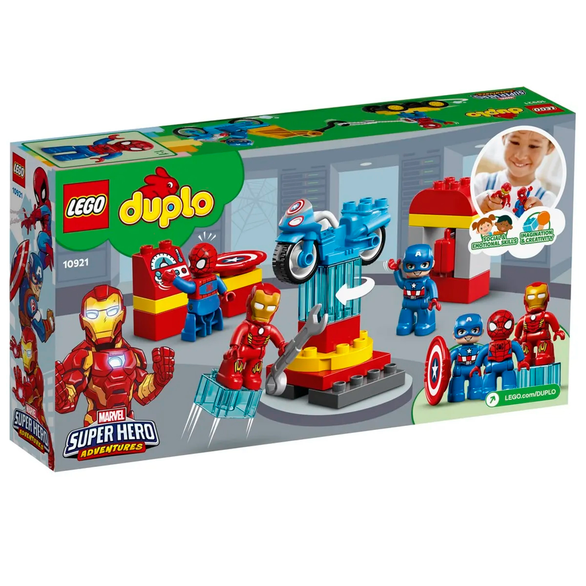LEGO Duplo - Laboratório de Super-Heróis - 10921