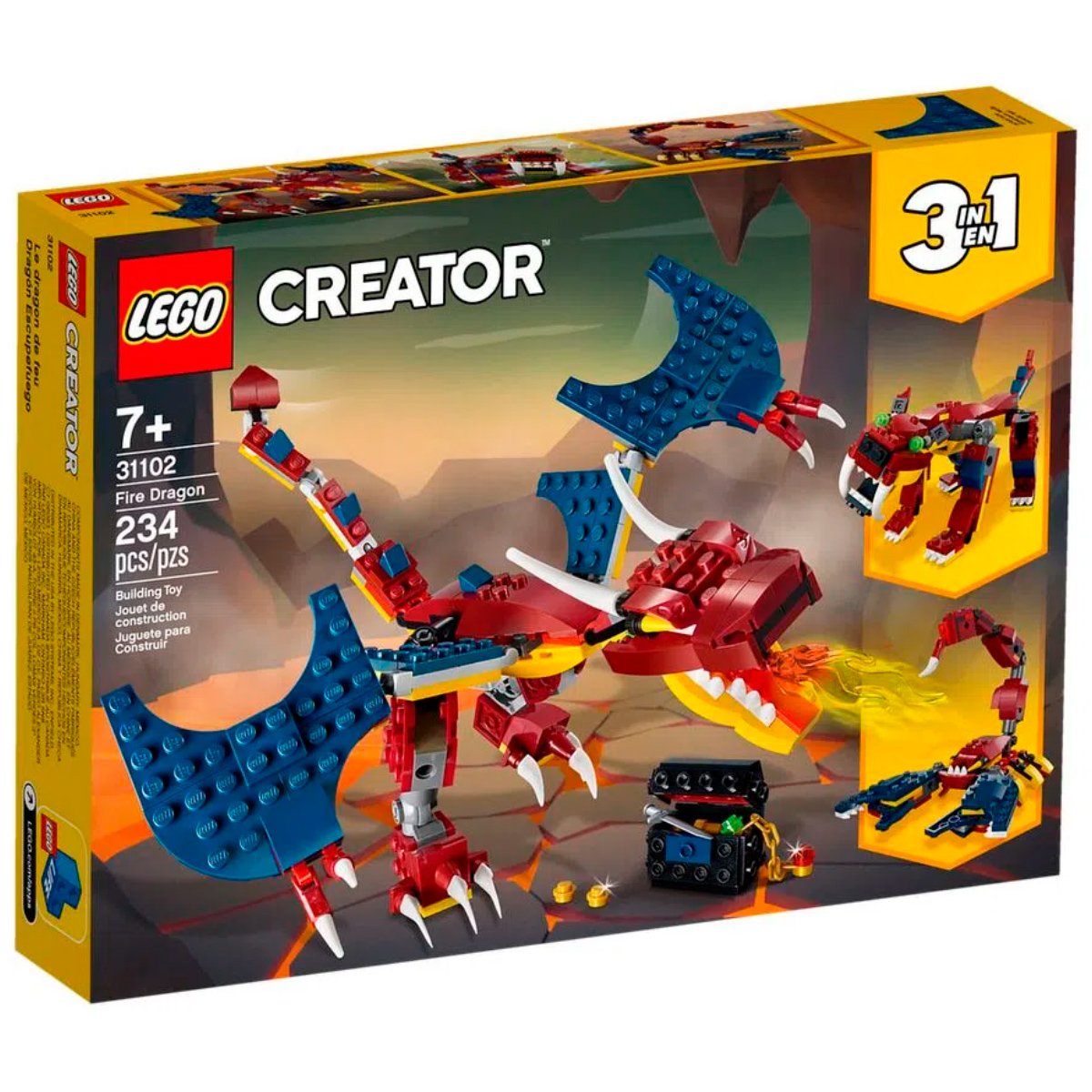 LEGO Creator - Dragao de Fogo - 31102