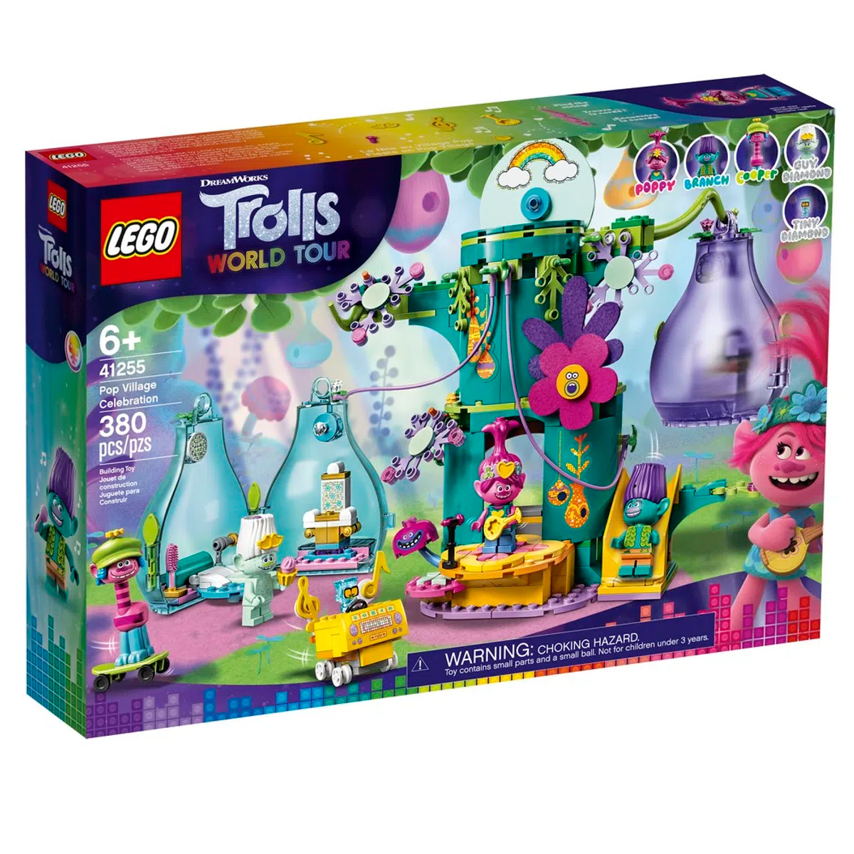 LEGO Trolls - World Tour - Festejo na Aldeia Pop - 41255