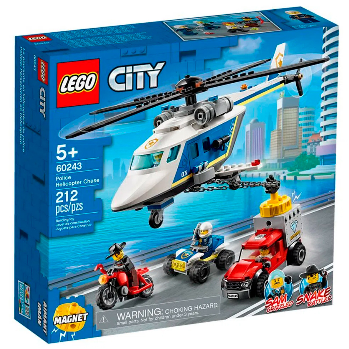 LEGO City - Perseguição Policial de Helicóptero - 60243