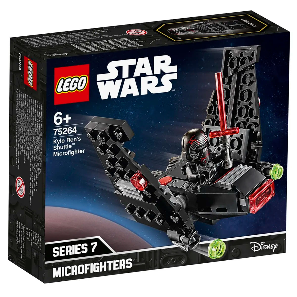 LEGO Star Wars - Disney - Microfighter Onibus Espacial do Kylo Ren - 75264