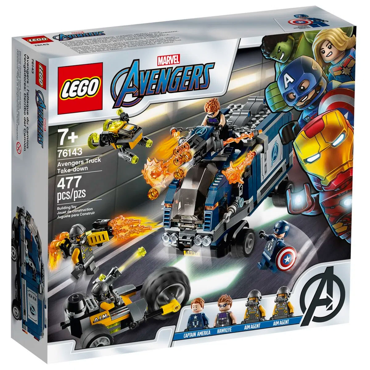 LEGO Super Heroes - Disney - Marvel - Vingadores - Ataque de Caminhão dos Vingadores - 76143