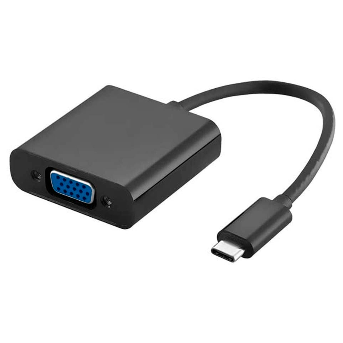 Adaptador Conversor USB-C para VGA 1080P - USB Tipo C - Multilaser WI372